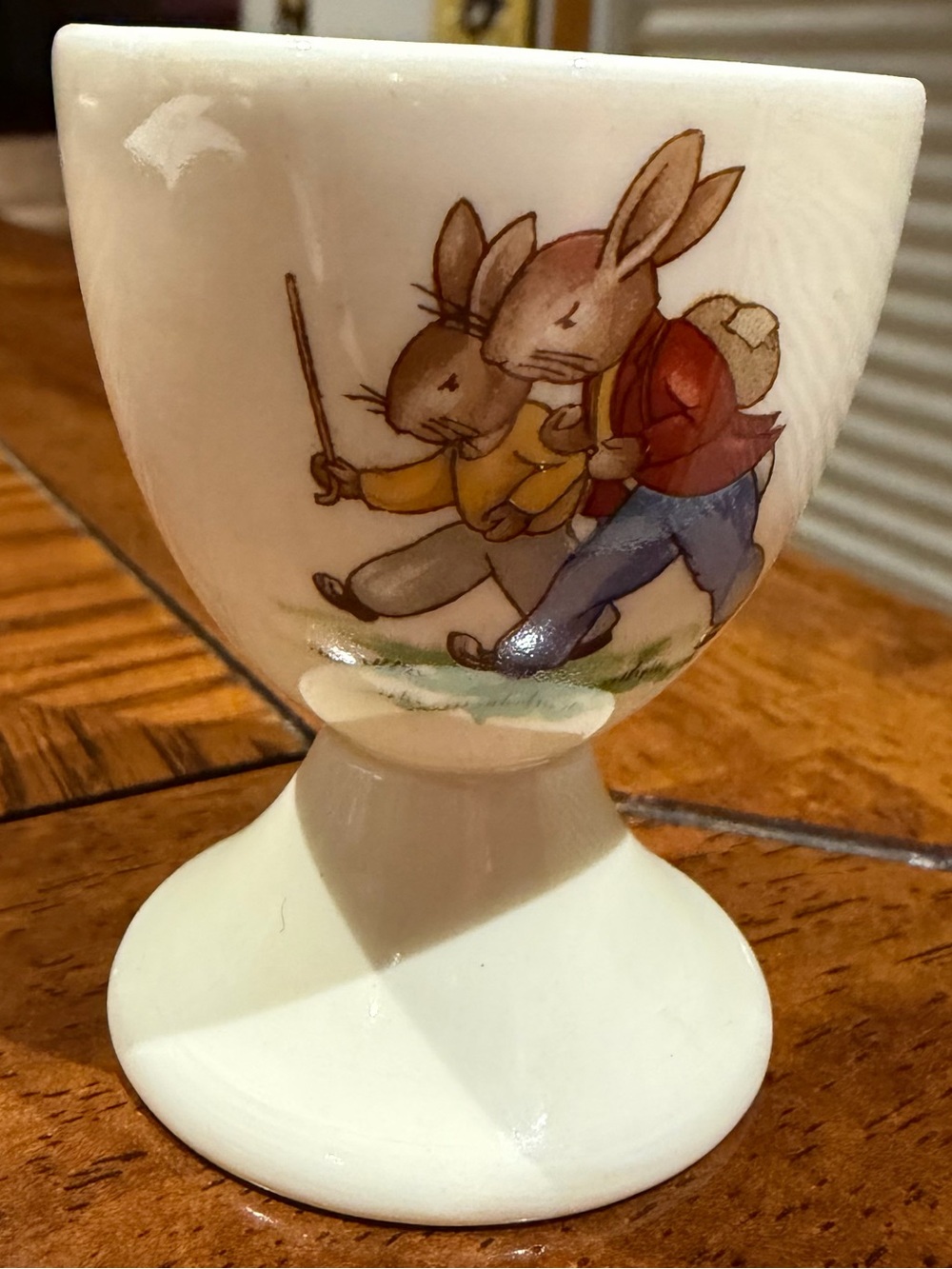 Vintage Royal Doulton Bunnykins Egg Cup, 2.5” high